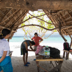 Inside a cottage on Digyo